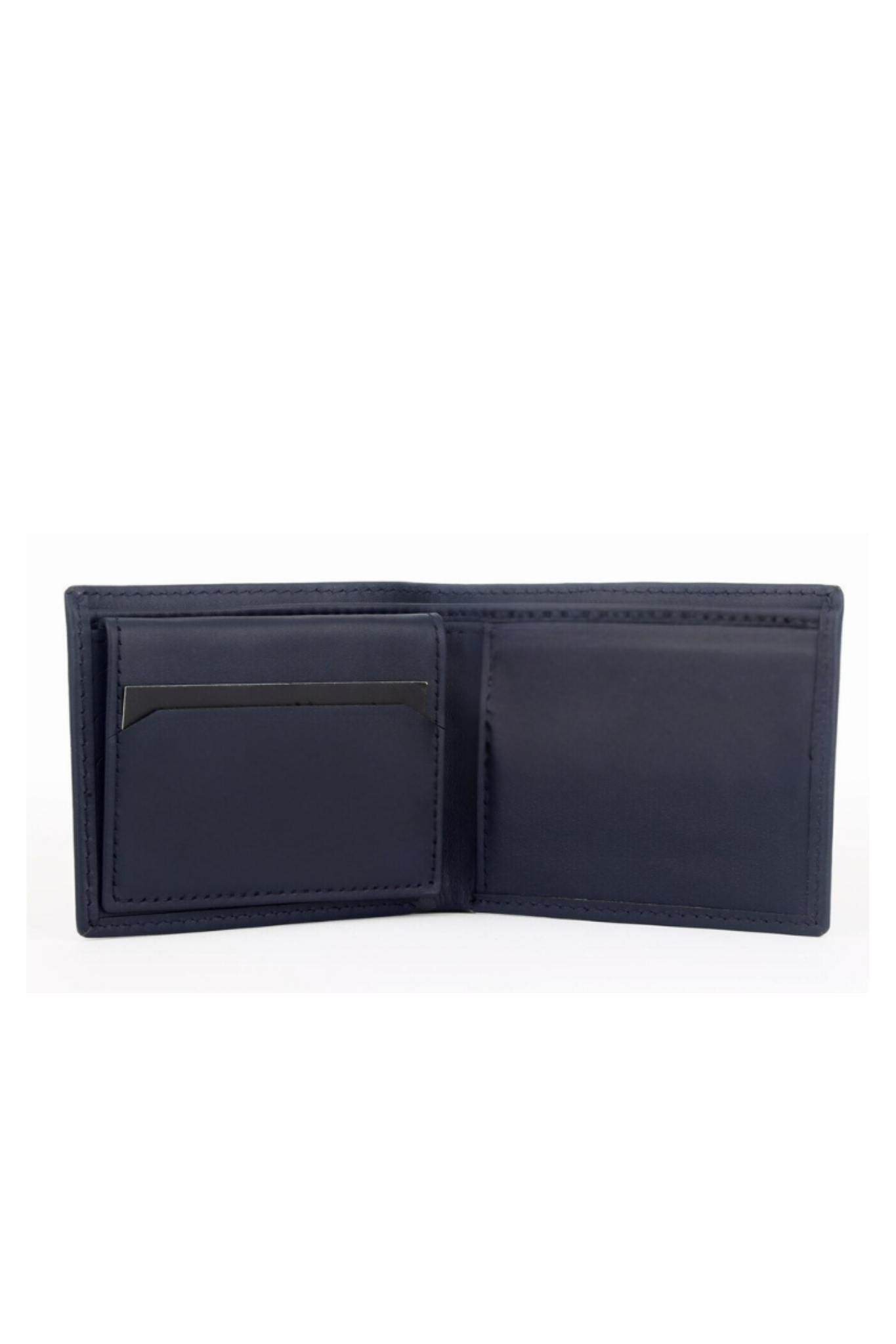Blue Leather Wallet and Accessories set