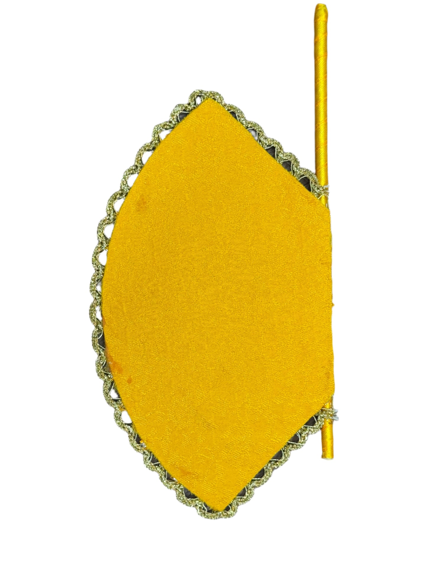 Yellow Decorative Wedding Fan