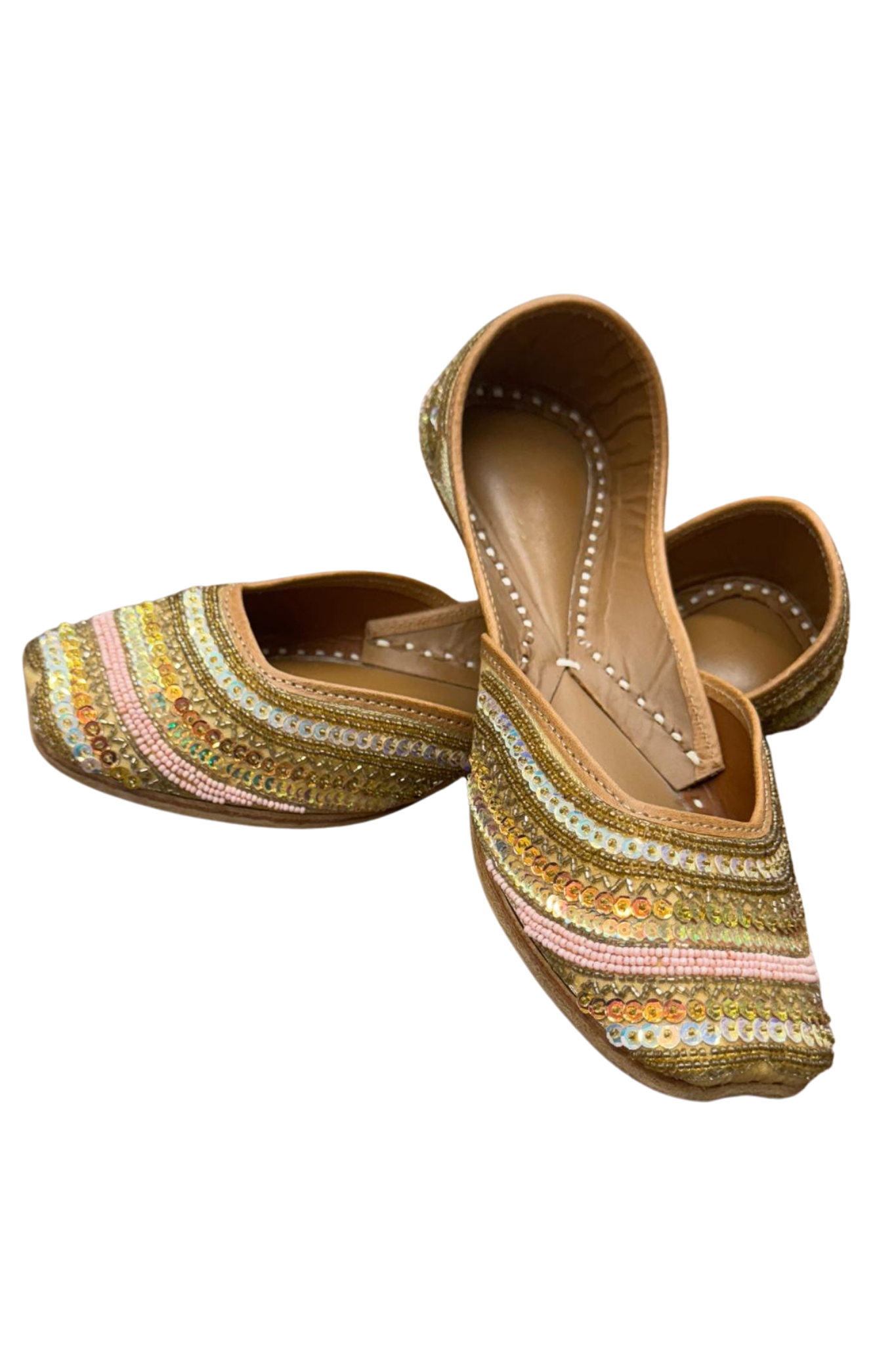Golden Sequin Khuss