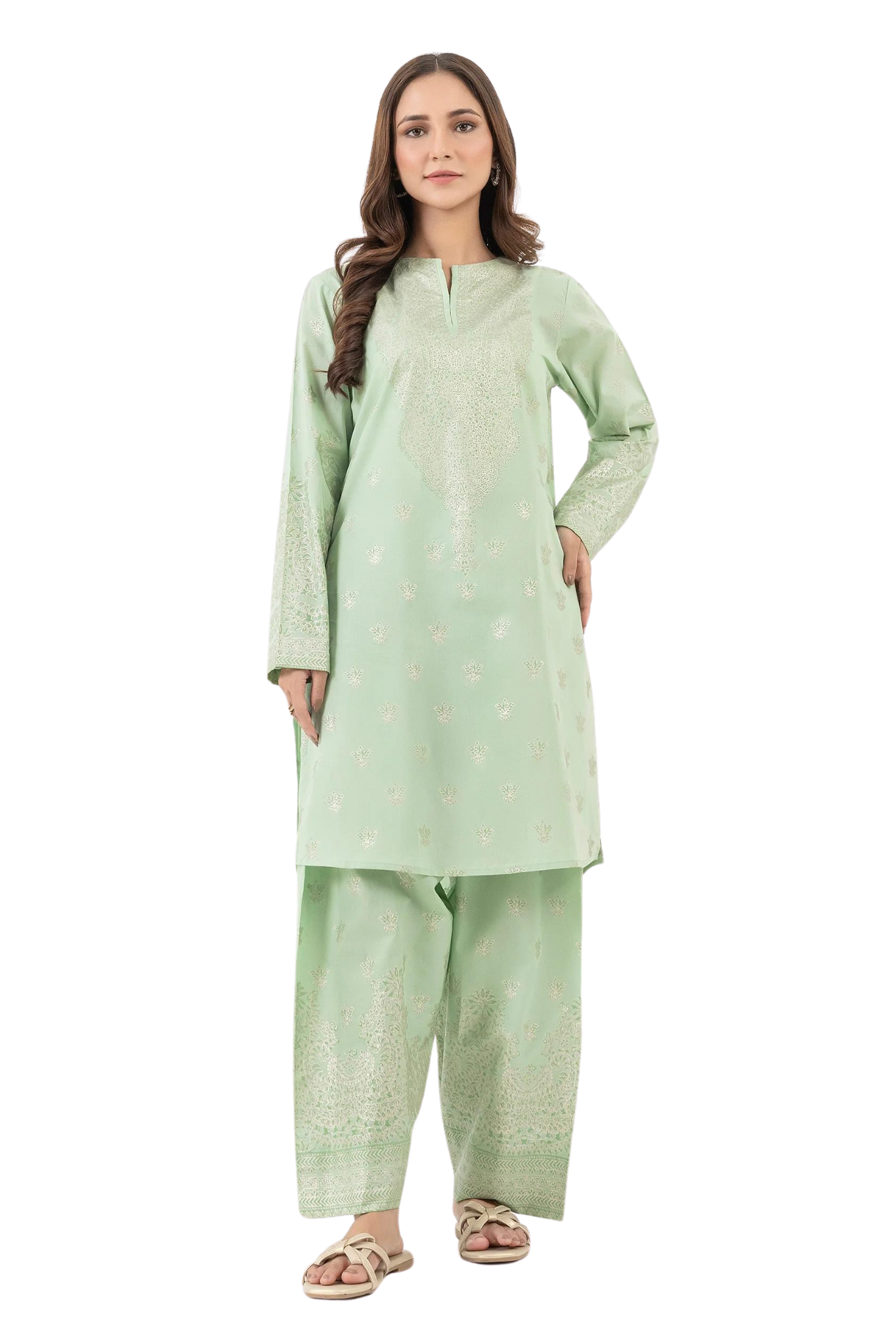 2-Piece Cambric Suit - Dyed (Pret)