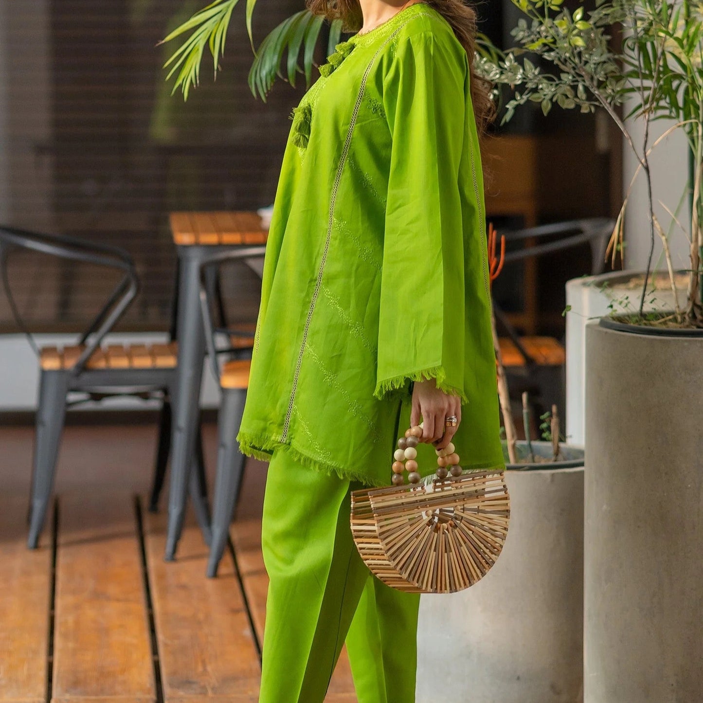 Vibrant Lime Green Co-ord Set