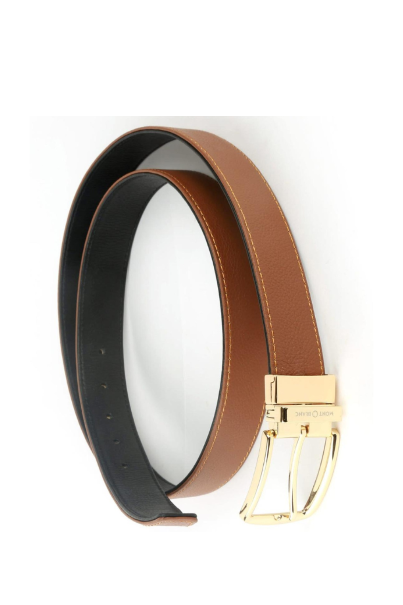 Premium Brown Leather Wallet & Belt Combo
