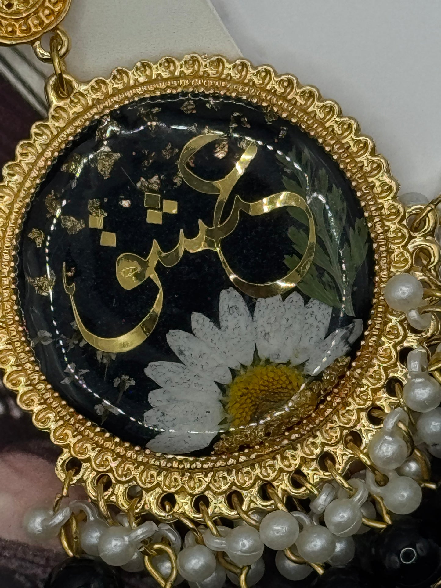 Black_Gold_Ishq_Handcrafted_Floral_Earrings