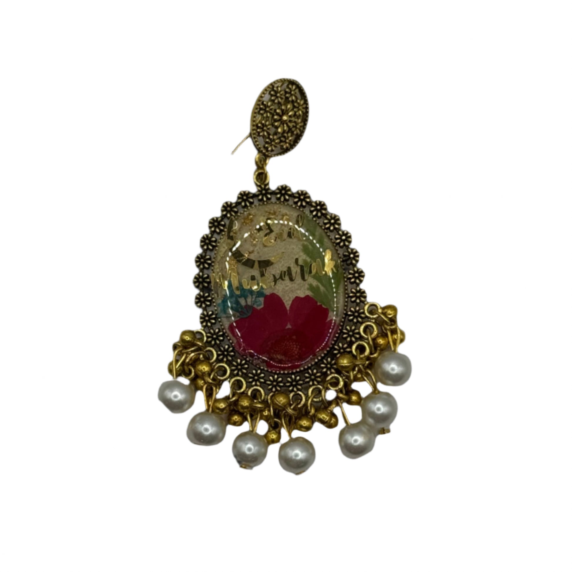 ChandRat Mubarak Resin Jhumka