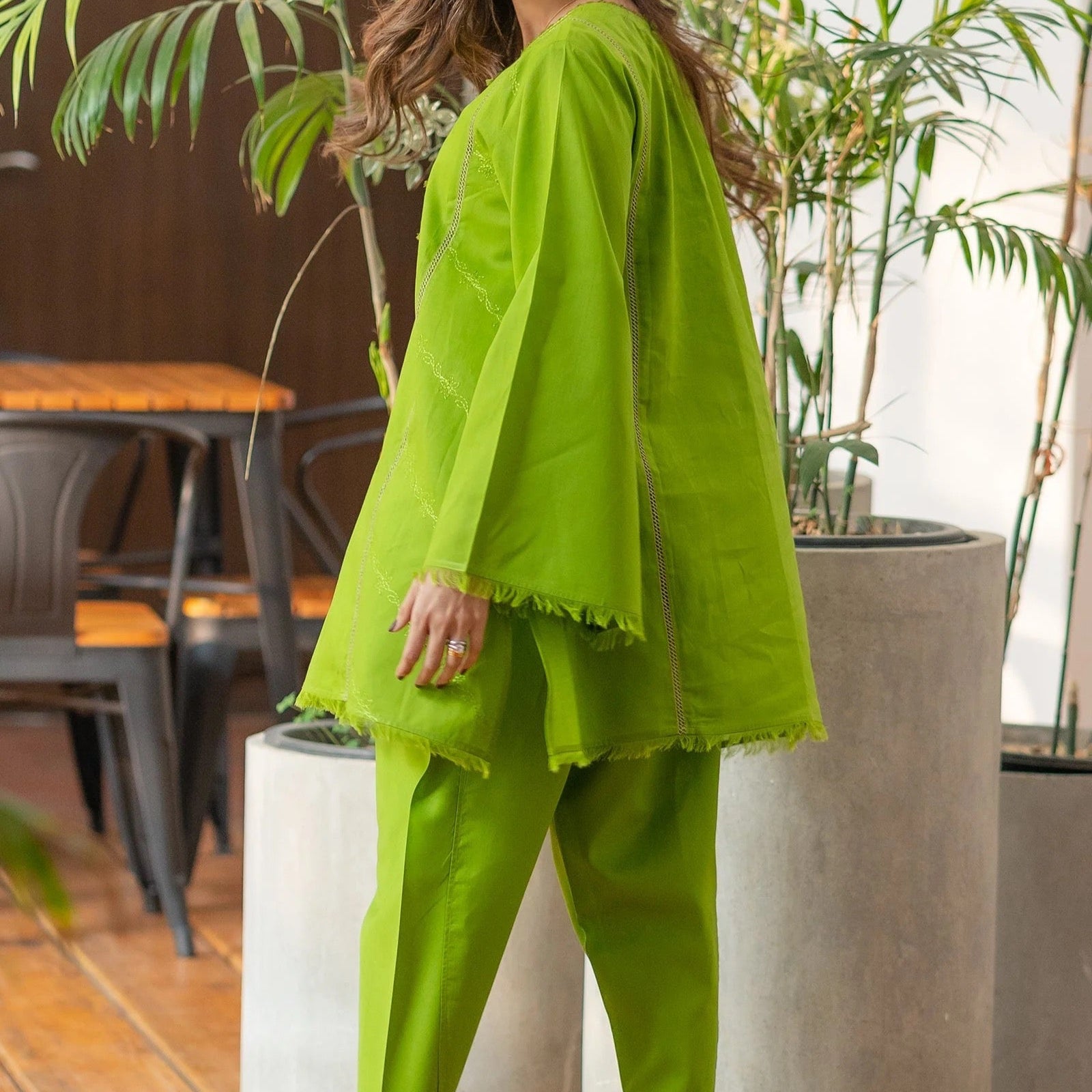 Vibrant Lime Green Co-ord Set